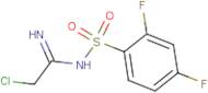 N1-(2-chloroethanimidoyl)-2,4-difluorobenzene-1-sulphonamide