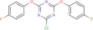 2-chloro-4,6-di(4-fluorophenoxy)-1,3,5-triazine