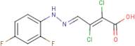 2,3-dichloro-4-[2-(2,4-difluorophenyl)hydrazono]but-2-enoic acid