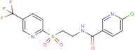 6-Chloro-N-(2-{[5-(trifluoromethyl)pyridin-2-yl]sulphonyl}ethyl)nicotinamide