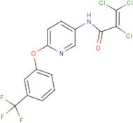 N1-{6-[3-(trifluoromethyl)phenoxy]-3-pyridyl}-2,3,3-trichloroacrylamide