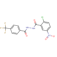 N'1-[4-(trifluoromethyl)benzoyl]-2-chloro-5-nitrobenzene-1-carbohydrazide