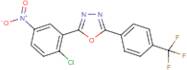 2-(2-chloro-5-nitrophenyl)-5-[4-(trifluoromethyl)phenyl]-1,3,4-oxadiazole