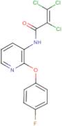 N1-[2-(4-fluorophenoxy)-3-pyridyl]-2,3,3-trichloroacrylamide