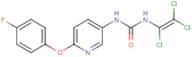 N-[6-(4-fluorophenoxy)-3-pyridyl]-N'-(1,2,2-trichlorovinyl)urea