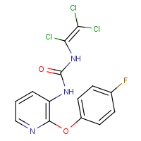 N-[2-(4-fluorophenoxy)-3-pyridyl]-N'-(1,2,2-trichlorovinyl)urea