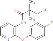 N1-[2-(4-fluorophenoxy)-3-pyridyl]-3-chloro-2,2-dimethylpropanamide