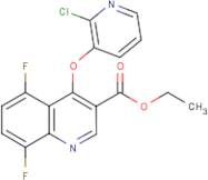 ethyl 4-[(2-chloro-3-pyridyl)oxy]-5,8-difluoroquinoline-3-carboxylate