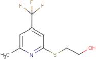 2-{[6-methyl-4-(trifluoromethyl)-2-pyridyl]thio}ethan-1-ol