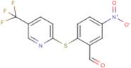 5-nitro-2-{[5-(trifluoromethyl)pyridin-2-yl]thio}benzaldehyde