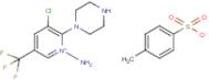 1-amino-3-chloro-2-piperazino-5-(trifluoromethyl)pyridinium 4-methylbenzene-1-sulphonate