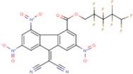 2,2,3,3,4,4,5,5-octafluoropentyl 9-(dicyanomethylidene)-2,5,7-trinitro-9H-fluorene-4-carboxylate