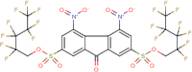 di(2,2,3,3,4,4,5,5,5-nonafluoropentyl) 4,5-dinitro-9-oxo-9H-2,7-fluorenedisulphonate