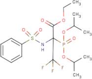 ethyl 2-(diisopropoxyphosphoryl)-3,3,3-trifluoro-2-[(phenylsulphonyl)amino]propanoate