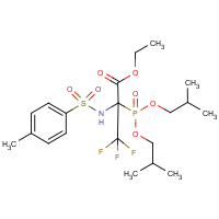 ethyl 2-(diisobutoxyphosphoryl)-3,3,3-trifluoro-2-{[(4-methylphenyl)sulphonyl]amino}propanoate