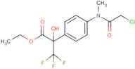 Ethyl 2-{4-[(2-chloroacetyl)(methyl)amino]phenyl}-3,3,3-trifluoro-2-hydroxypropanoate