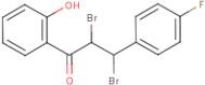 2,3-dibromo-3-(4-fluorophenyl)-1-(2-hydroxyphenyl)propan-1-one