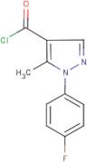 1-(4-Fluorophenyl)-5-methyl-1H-pyrazole-4-carbonyl chloride