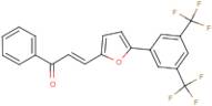 3-{5-[3,5-di(trifluoromethyl)phenyl]-2-furyl}-1-phenylprop-2-en-1-one