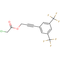 3-[3,5-di(trifluoromethyl)phenyl]prop-2-ynyl 2-chloroacetate