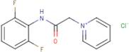 N1-(2,6-difluorophenyl)-2-pyridinium-1-ylacetamide chloride