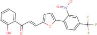 1-(2-hydroxyphenyl)-3-{5-[2-nitro-4-(trifluoromethyl)phenyl]-2-furyl}prop-2-en-1-one