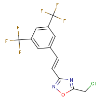 5-(Chloromethyl)-3-[3,5-di(trifluoromethyl)styryl]-1,2,4-oxadiazole