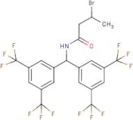 N1-di[3,5-di(trifluoromethyl)phenyl]methyl-3-bromobutanamide