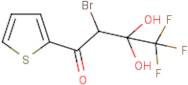 2-Bromo-4,4,4-trifluoro-3,3-dihydroxy-1-(2-thienyl)butan-1-one