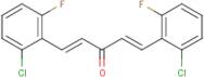 1,5-di(2-chloro-6-fluorophenyl)penta-1,4-dien-3-one