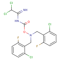 N,N-bis(2-chloro-6-fluorobenzyl)-N-({[(2,2-dichloroethanimidoyl)amino]carbonyl}oxy)amine