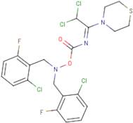 N,N-bis(2-chloro-6-fluorobenzyl)-N-[({[2,2-dichloro-1-(1,4-thiazinan-4-yl)ethylidene]amino}carbo...