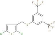 3-({[3,5-bis(trifluoromethyl)phenyl]thio}methyl)-2,5-dichlorothiophene