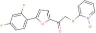 2-({2-[5-(2,4-difluorophenyl)-2-furyl]-2-oxoethyl}thio)pyridinium-1-olate