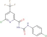 N-(4-chlorophenyl)-N'-{[6-chloro-4-(trifluoromethyl)-2-pyridyl]carbonyl}urea