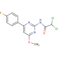 N1-[4-(4-fluorophenyl)-6-methoxypyrimidin-2-yl]-2,2-dichloroacetamide