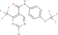 N5-[4-(trifluoromethoxy)phenyl]-2-chloro-4-(trifluoromethyl)pyrimidine-5-carboxamide