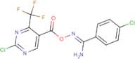 O1-{[2-chloro-4-(trifluoromethyl)pyrimidin-5-yl]carbonyl}-4-chlorobenzene-1-carbohydroximamide