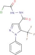 N'4-(2-chloroacetyl)-1-phenyl-5-(trifluoromethyl)-1H-pyrazole-4-carbohydrazide