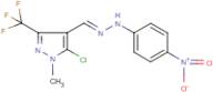 5-chloro-1-methyl-3-(trifluoromethyl)-1H-pyrazole-4-carboxaldehyde 4-(4-nitrophenyl)hydrazone