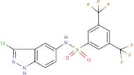 N-(3-Chloro-1H-indazol-5-yl)-3,5-bis(trifluoromethyl)benzenesulphonamide