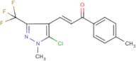 3-[5-chloro-1-methyl-3-(trifluoromethyl)-1H-pyrazol-4-yl]-1-(4-methylphenyl)prop-2-en-1-one