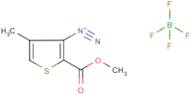 2-Methoxycarbonyl-4-methylthiophene-3-diazonium tetrafluoroborate