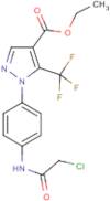 ethyl 1-{4-[(2-chloroacetyl)amino]phenyl}-5-(trifluoromethyl)-1H-pyrazole-4-carboxylate