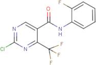 N5-(2-fluorophenyl)-2-chloro-4-(trifluoromethyl)pyrimidine-5-carboxamide