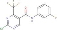 N5-(3-fluorophenyl)-2-chloro-4-(trifluoromethyl)pyrimidine-5-carboxamide