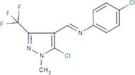 N1-{[5-chloro-1-methyl-3-(trifluoromethyl)-1H-pyrazol-4-yl]methylidene}-4-chloroaniline