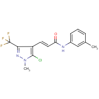 3-[5-chloro-1-methyl-3-(trifluoromethyl)-1H-pyrazol-4-yl]-N-(3-methylphenyl)acrylamide