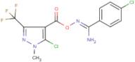 O1-{[5-chloro-1-methyl-3-(trifluoromethyl)-1H-pyrazol-4-yl]carbonyl}-4-chlorobenzene-1-carbohydr...