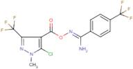 O1-{[5-chloro-1-methyl-3-(trifluoromethyl)-1H-pyrazol-4-yl]carbonyl}-4-(trifluoromethyl)benzene-1-…